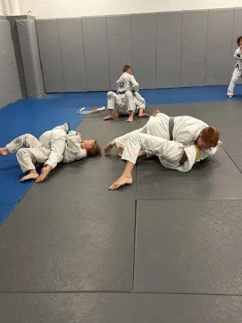 Kids BJJ class at Maracaba BJJ