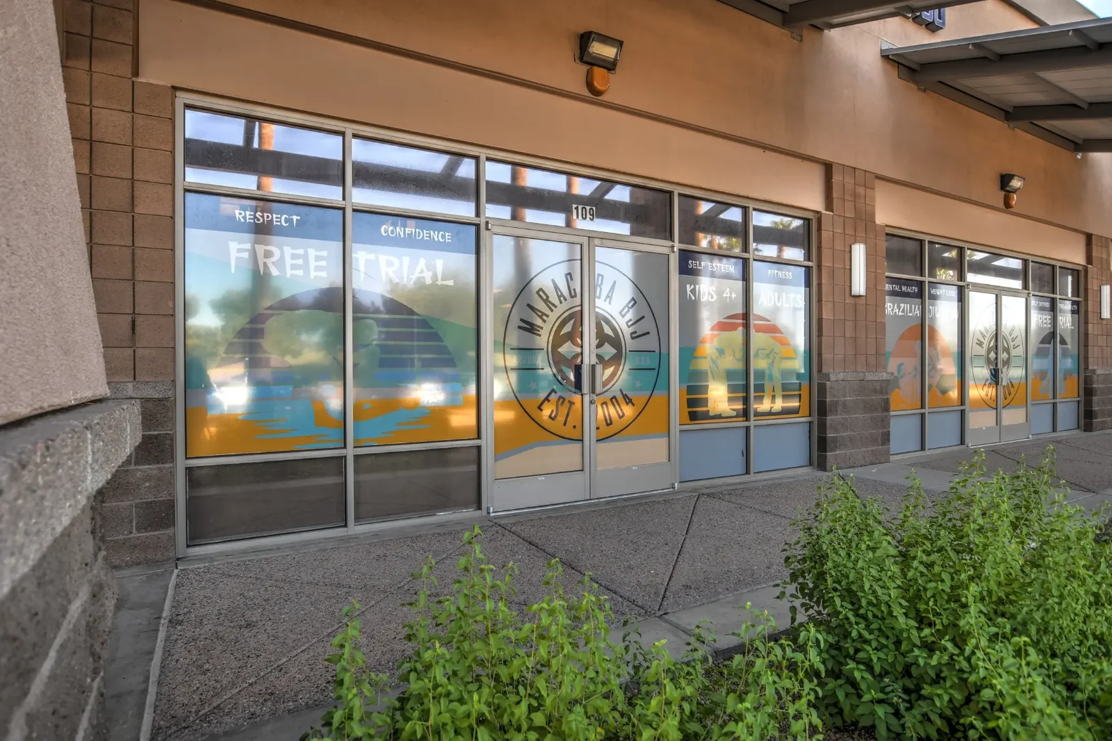 The Maracaba BJJ academy storefront in Mesa, Arizona
